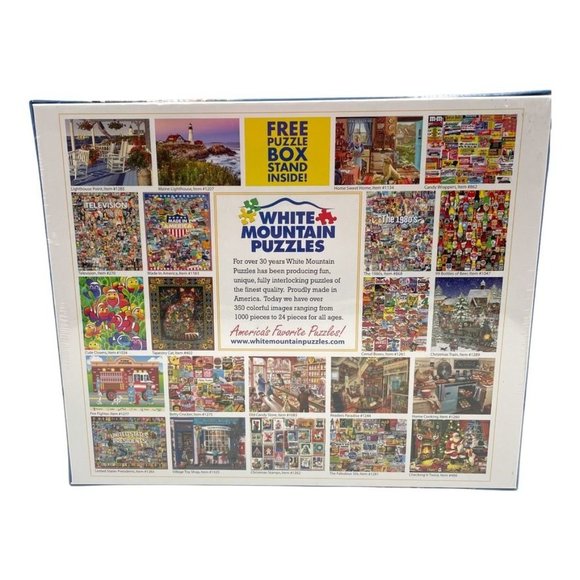 Santa's Truck FORD Red Pick-Up 1000 pc Christmas Puzzle Licensed Robert Kramer - Picture 2 of 10